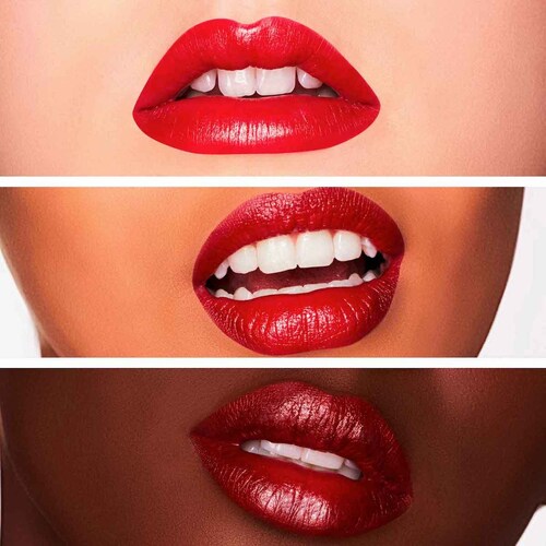 Labial MAC Satín Lipstick-M.a.c Red