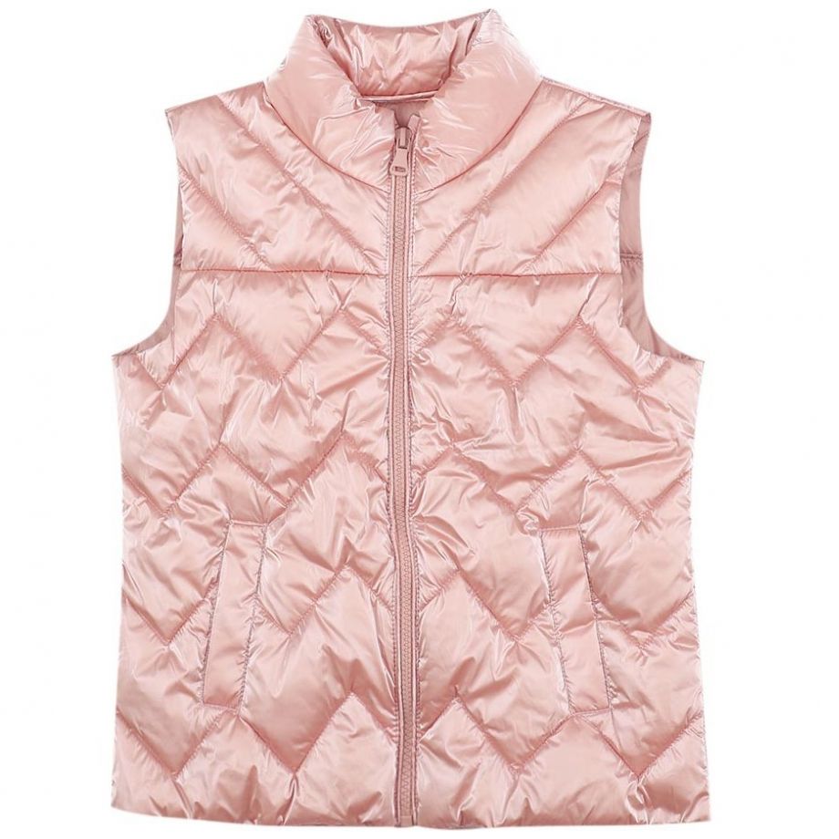 Chaleco Capitonado Metálico para Niña Fukka Modelo Fkg220-Sp3514
