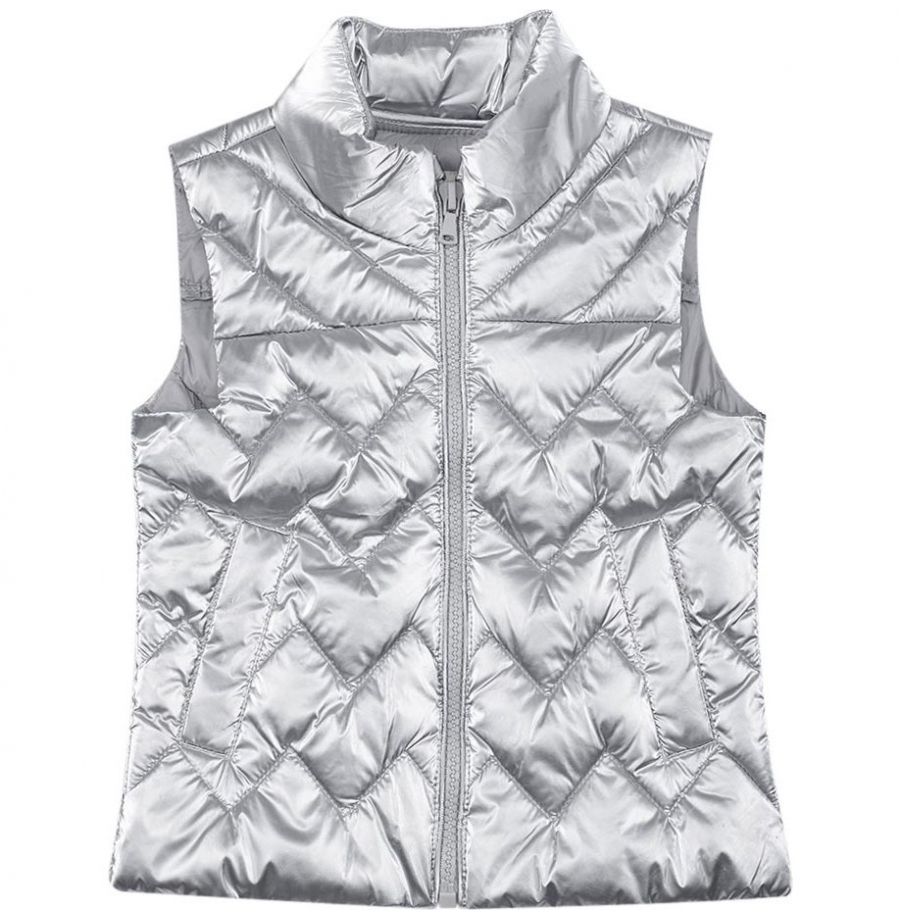 Chaleco Capitonado Metálico para Niña Fukka Modelo Fkg220-Sp3514