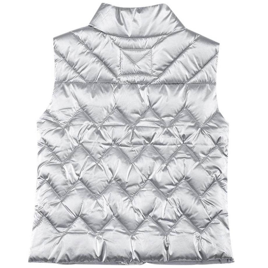 Chaleco Capitonado Metálico para Niña Fukka Modelo Fkg220-Sp3514
