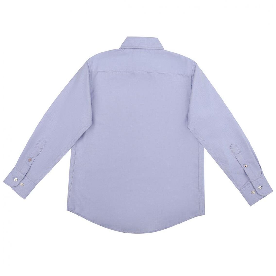 Camisa Azul Combinado Manga Larga para Niño Royal Polo Club Modelo Pn158