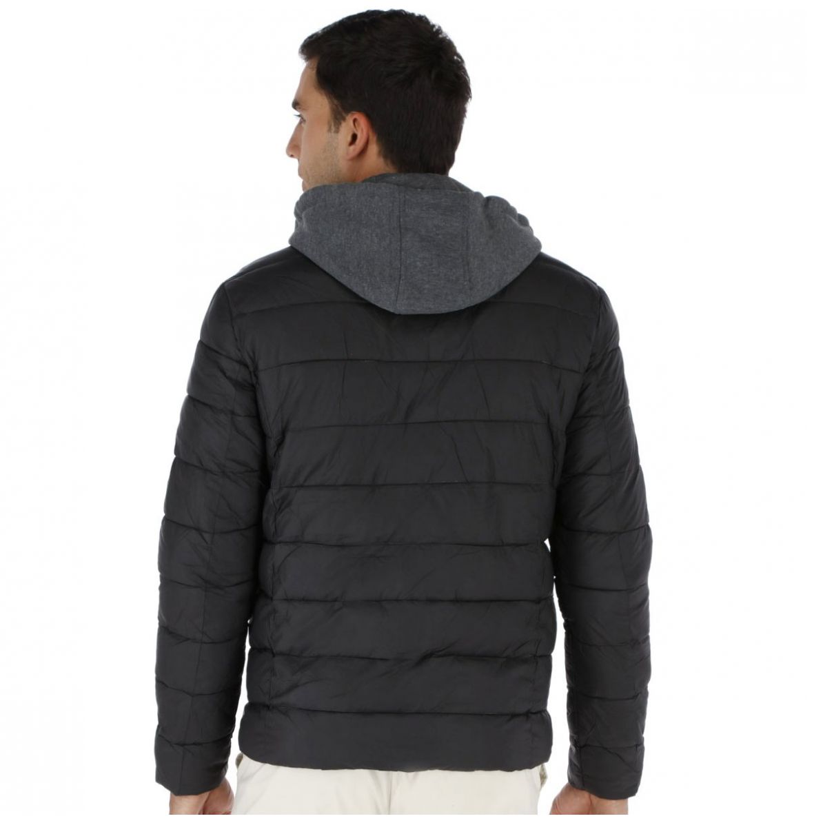 Chamarra Acolchada con Capucha para Caballero Generra Modelo Cm928434
