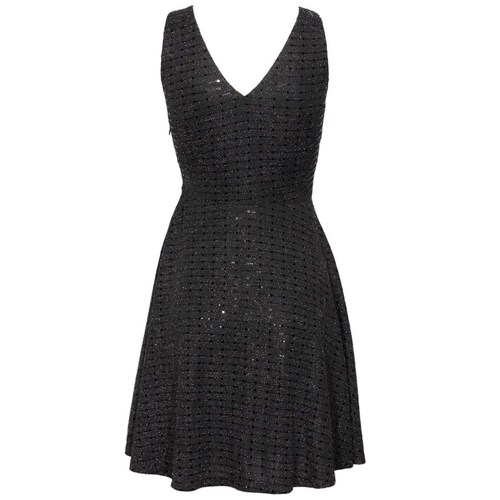 Vestido Escote en V Corte en Cintura Studio si