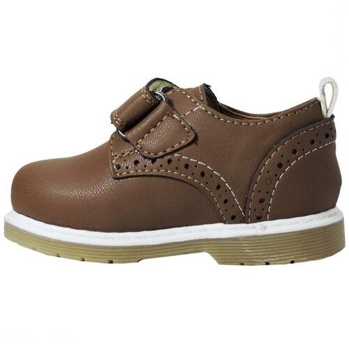 Choclo con Velcro Color Cognac para Ni&ntilde;o Blasito Modelo 21P102Co