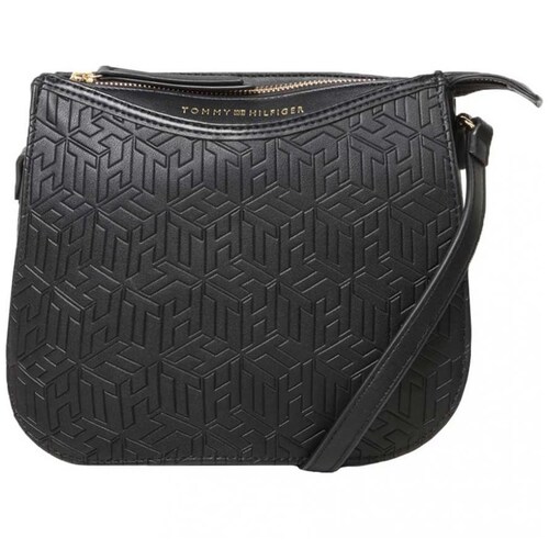 Bolsa Crossbody Th Cube Negro Tommy Hilfiger