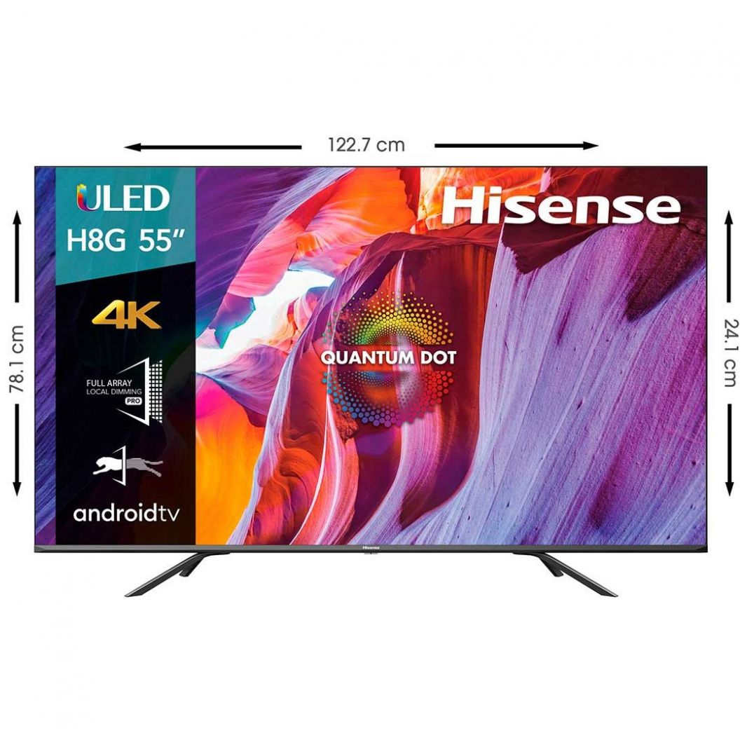 Pantalla Hisense 55" Uled H8 Tv (55H8G 2020)