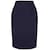 Falda para Mujer Corte Lápiz Diseño Liso Marino Basel