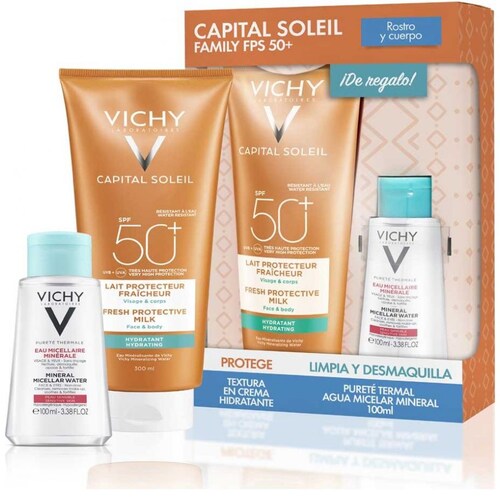 Kit Vichy Protección Solar Corporal Capital Soleil Family Fps50+