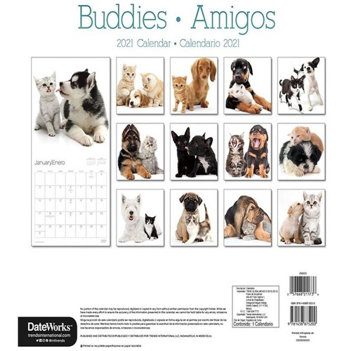 Calendario Buddies Date Works