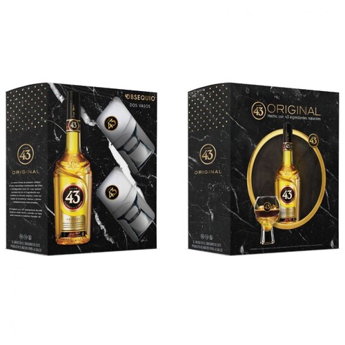 Licor 43 700 Ml + 2 Copas Globo Jos&eacute; Cuervo