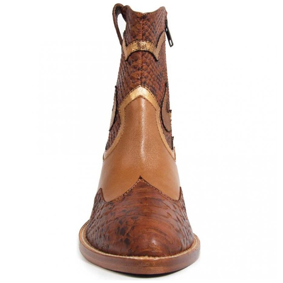 Bota de Piel Cowboy Multicolor Brantano