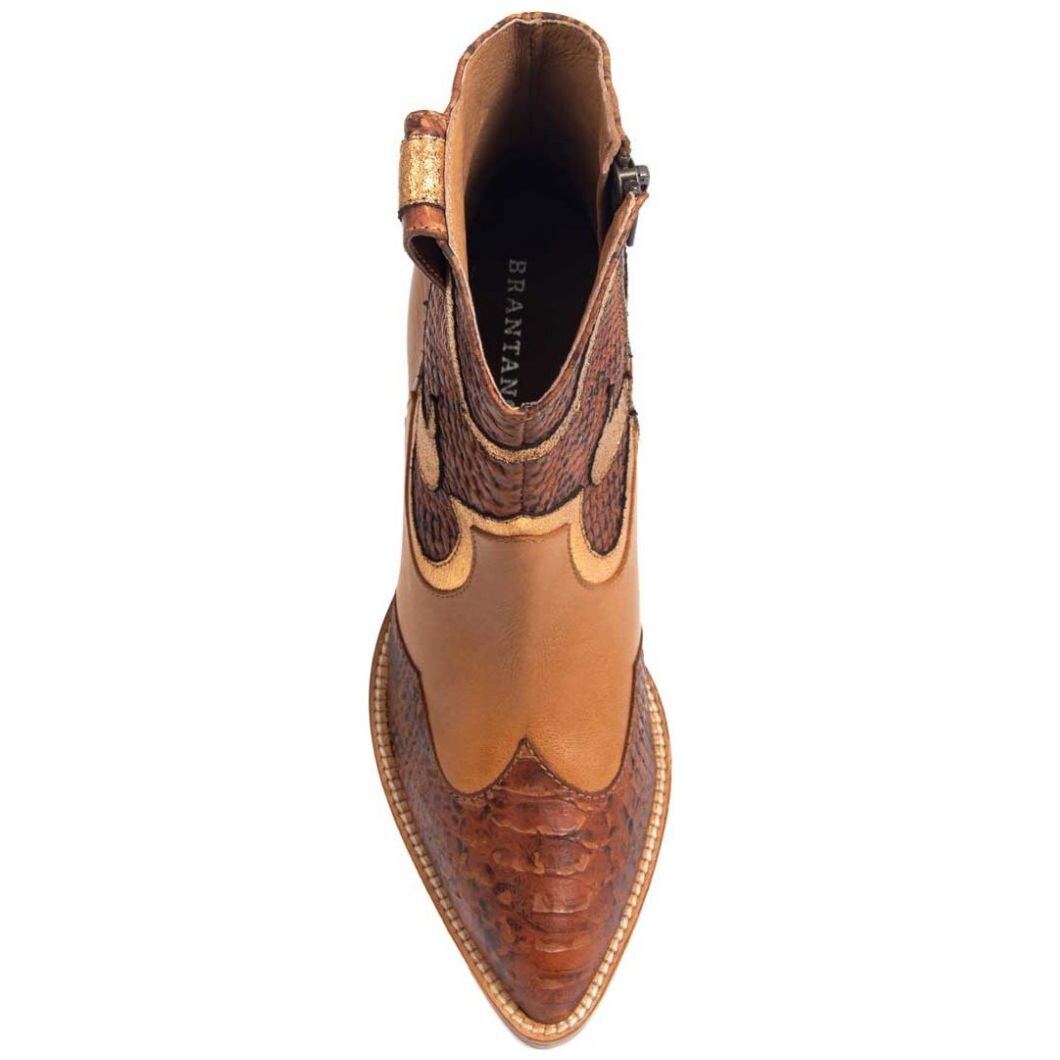 Bota de Piel Cowboy Multicolor Brantano