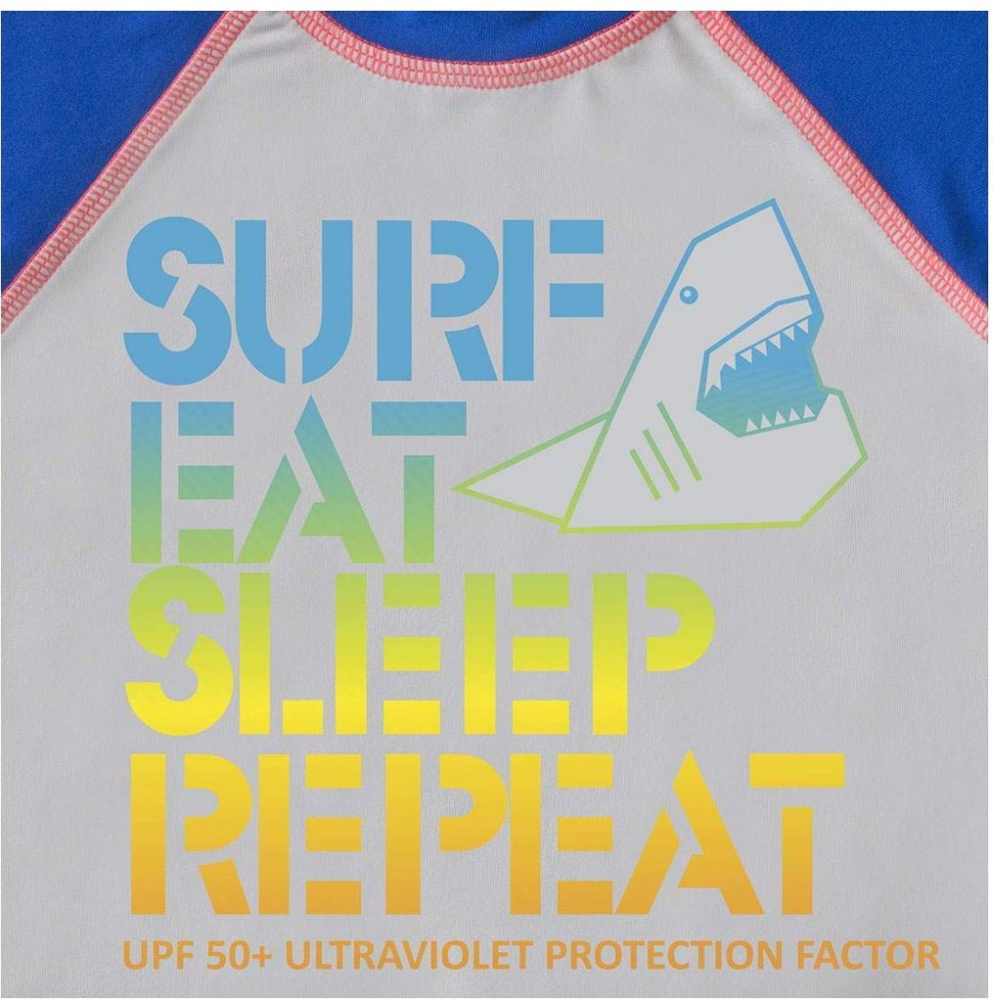 Playera Surf Manga Corta Blanco Combinado para Niño Modelo A23654 Skysoul