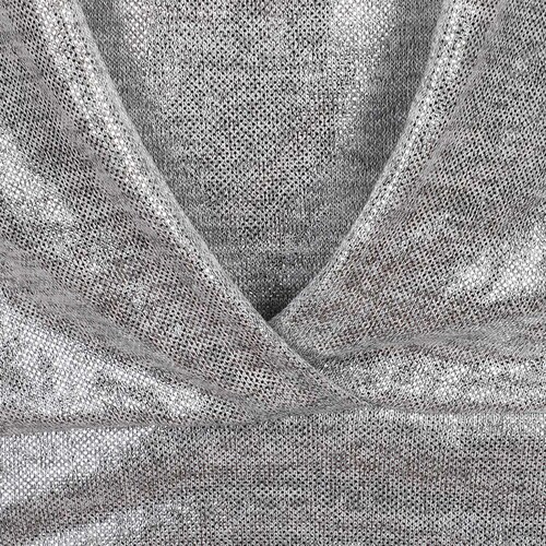 Blusa Plateada con Aplicación Life Styler para Mujer