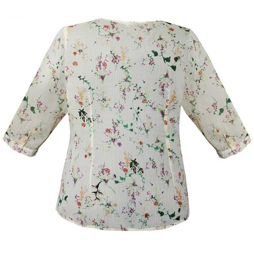 Blusa Escote Columpio Manga 3/4 Pavla Mint para Dama