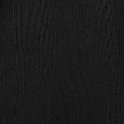 Suéter Cuello Redondo Diseño Liso Negro Elle