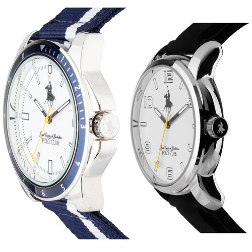 Set de Reloj Azul para Caballero Royal Polo Club Modelo Napalazng
