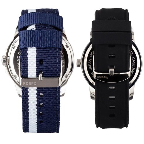 Set de Reloj Azul para Caballero Royal Polo Club Modelo Napalazng