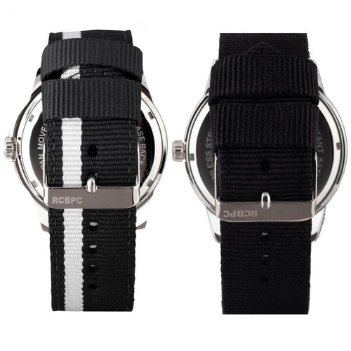 Set de Reloj Negro para Caballero Royal Polo Club Modelo Napnkngng