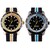 Set de Reloj Negro para Caballero Royal Polo Club Modelo Oacenjaz