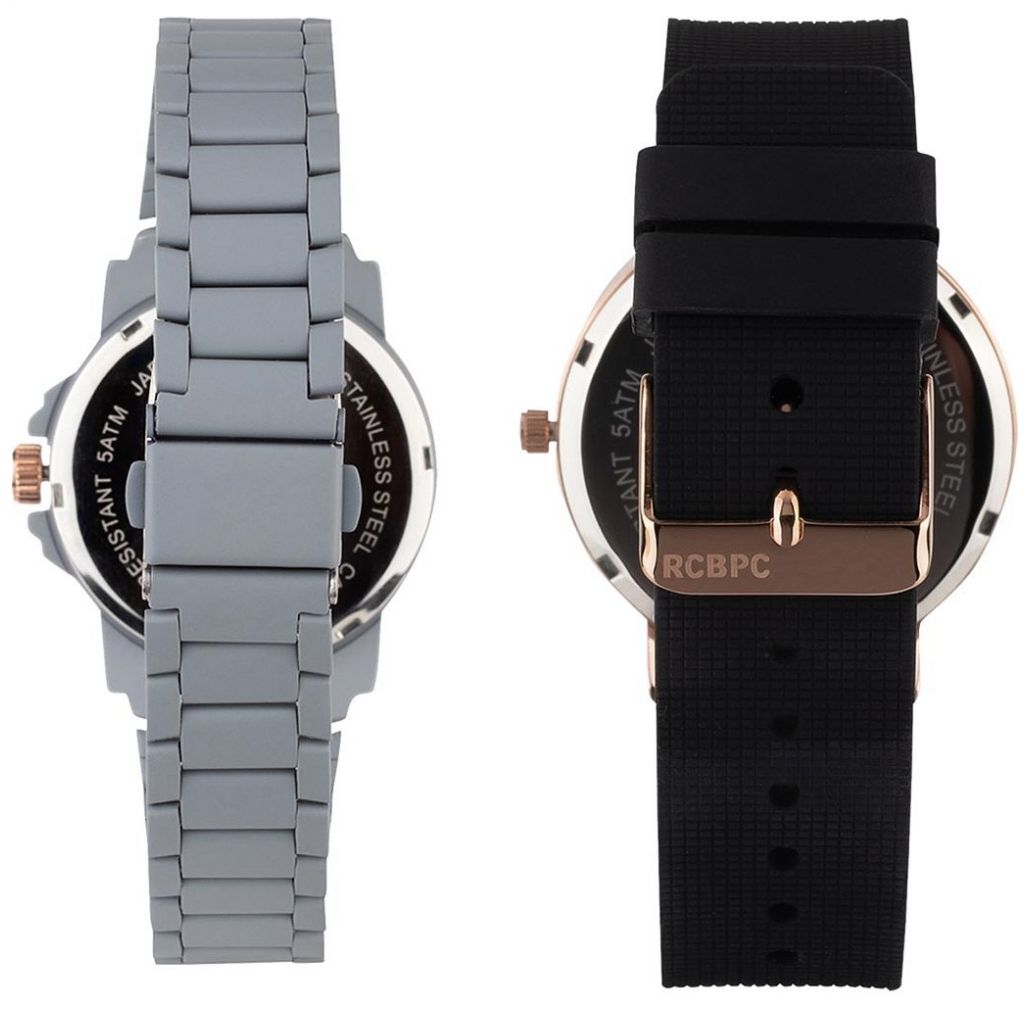 Set de Reloj Gris Unisex Royal Polo Club Modelo Napdngrbl