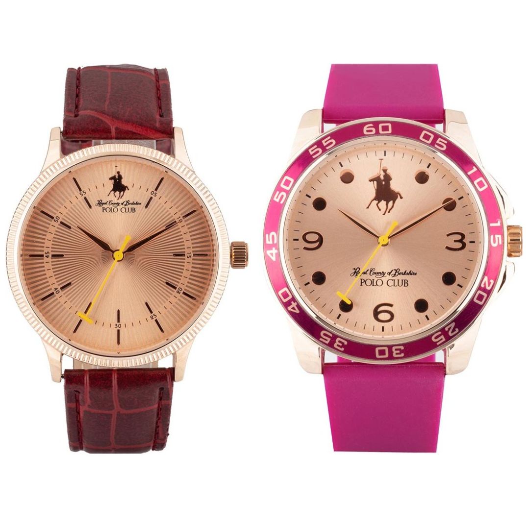 Set de Reloj Marrón Unisex Royal Polo Club Modelo Oaxtcfrs