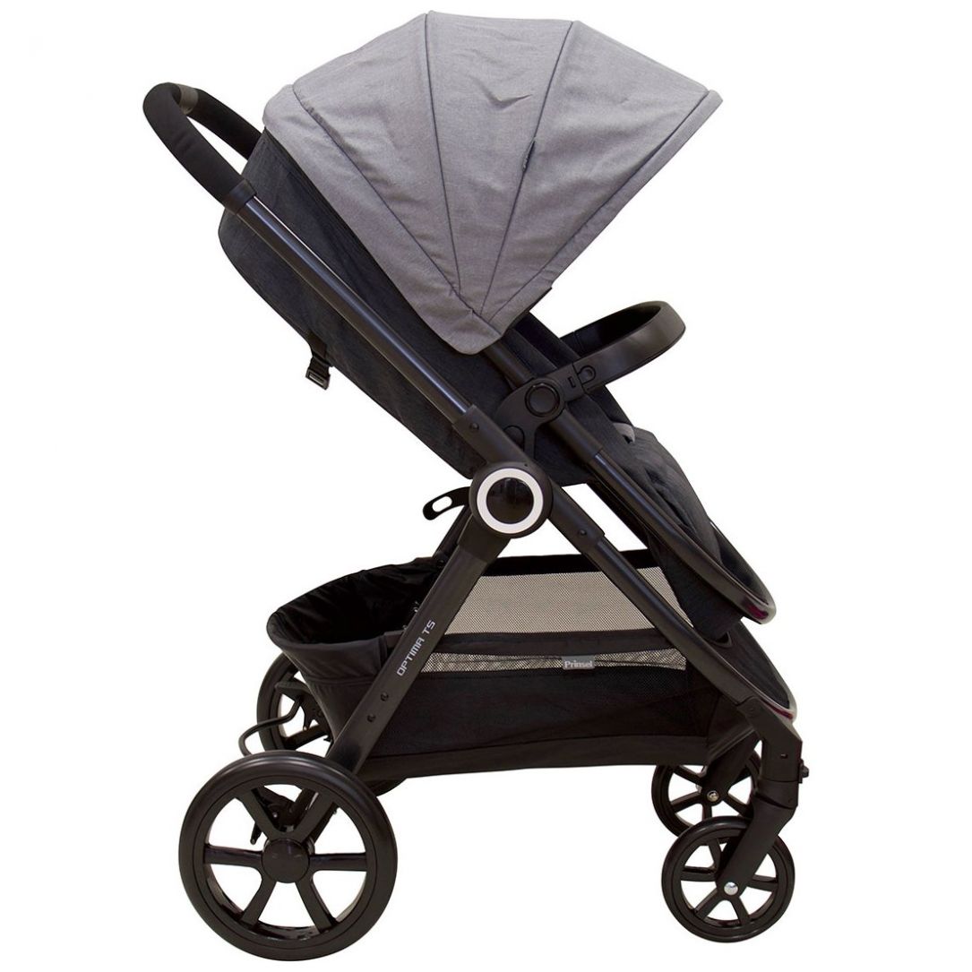 carriola de bebe gris