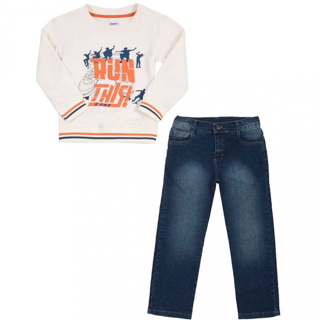 Conjunto Sudadera con Pantalón para Niño Being 2 Nice Modelo N2912-8