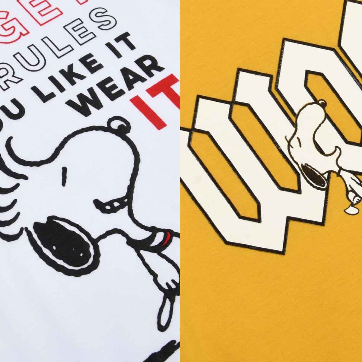 Conjunto de 2 Playeras para Niño Snoopy Modelo N2914-10