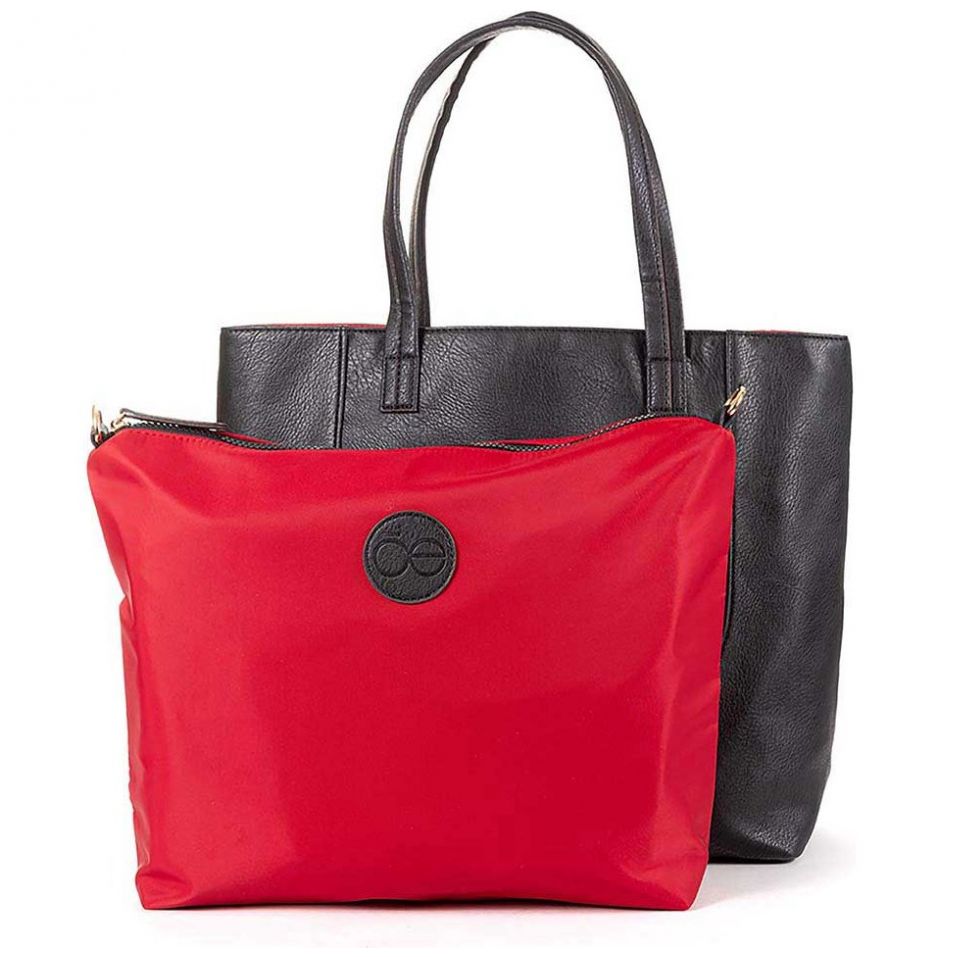 Bolso Tote Cloe Negro Tin