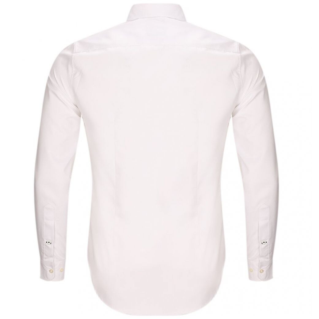 Camisa Manga Larga Slim Fit Lisa Oxf Blanco para Caballero Polo Club Modelo Pu360