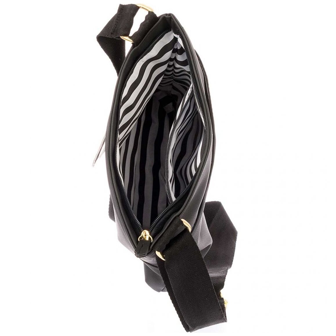 Crossbody Negro con Guantera Jennyfer