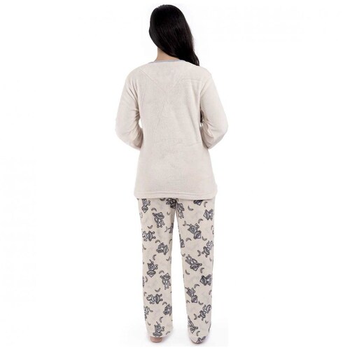 Pijama Flannel Estampado Chango Y Banana Sugar & Milk