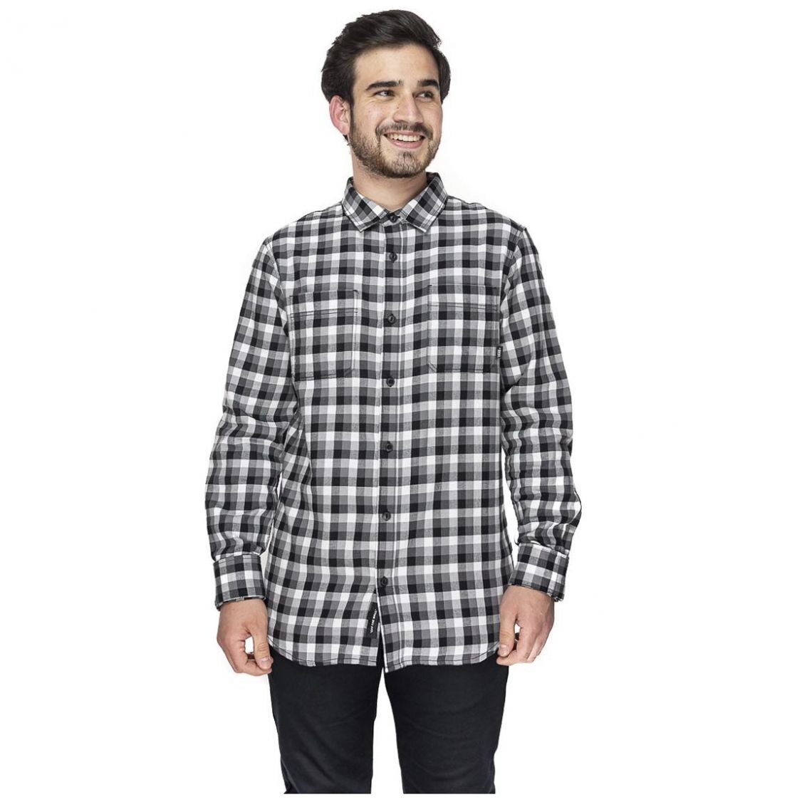 Camisa Negro Combinado para Caballero Vans Mn Alameda
