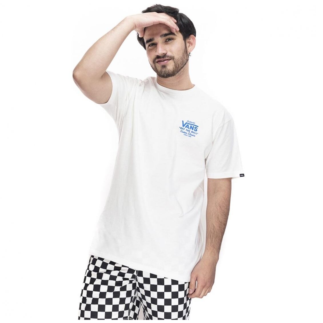 Playera Blanca para Caballero Vans Modelo Vn0A3Hzfwht