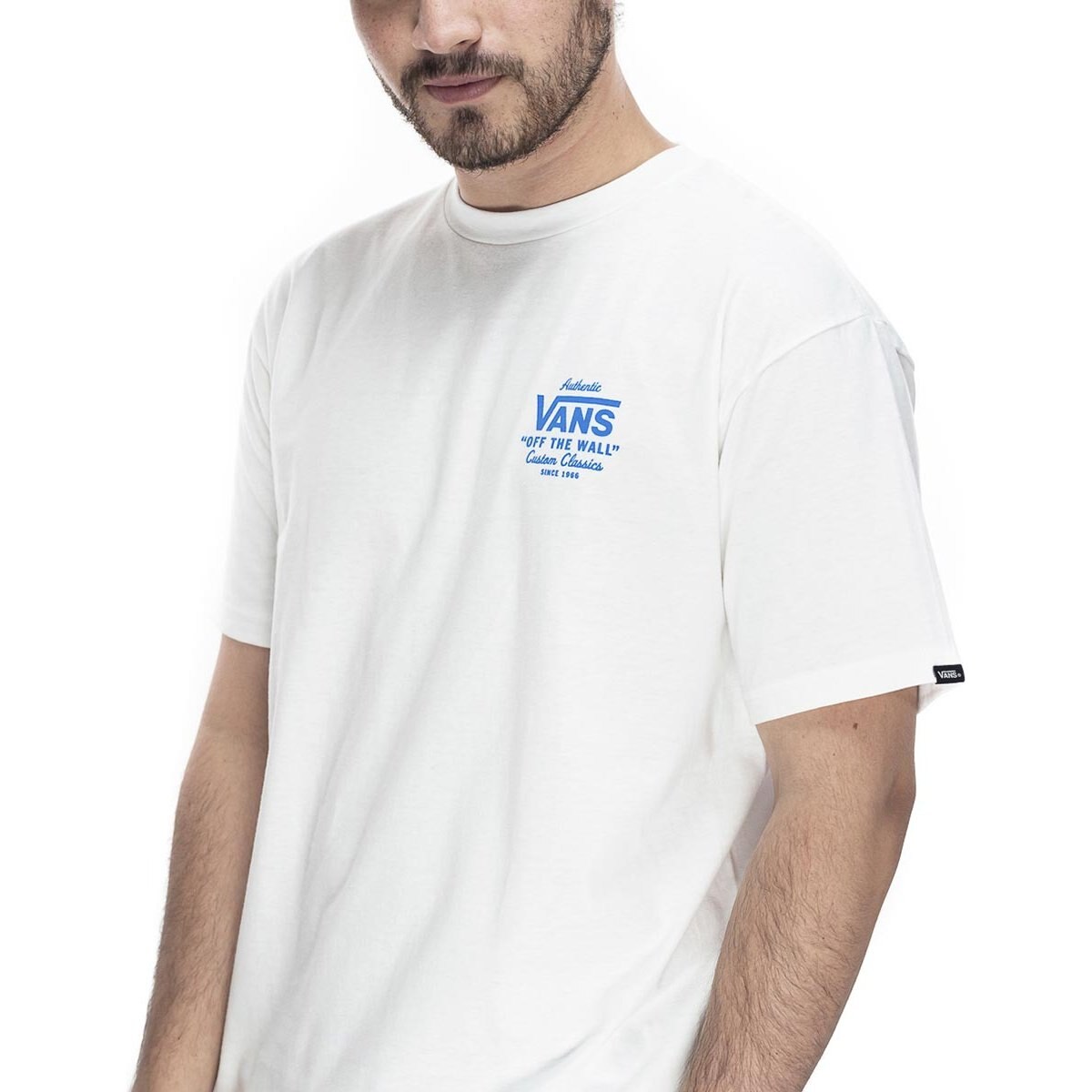 Playera Blanca para Caballero Vans Modelo Vn0A3Hzfwht