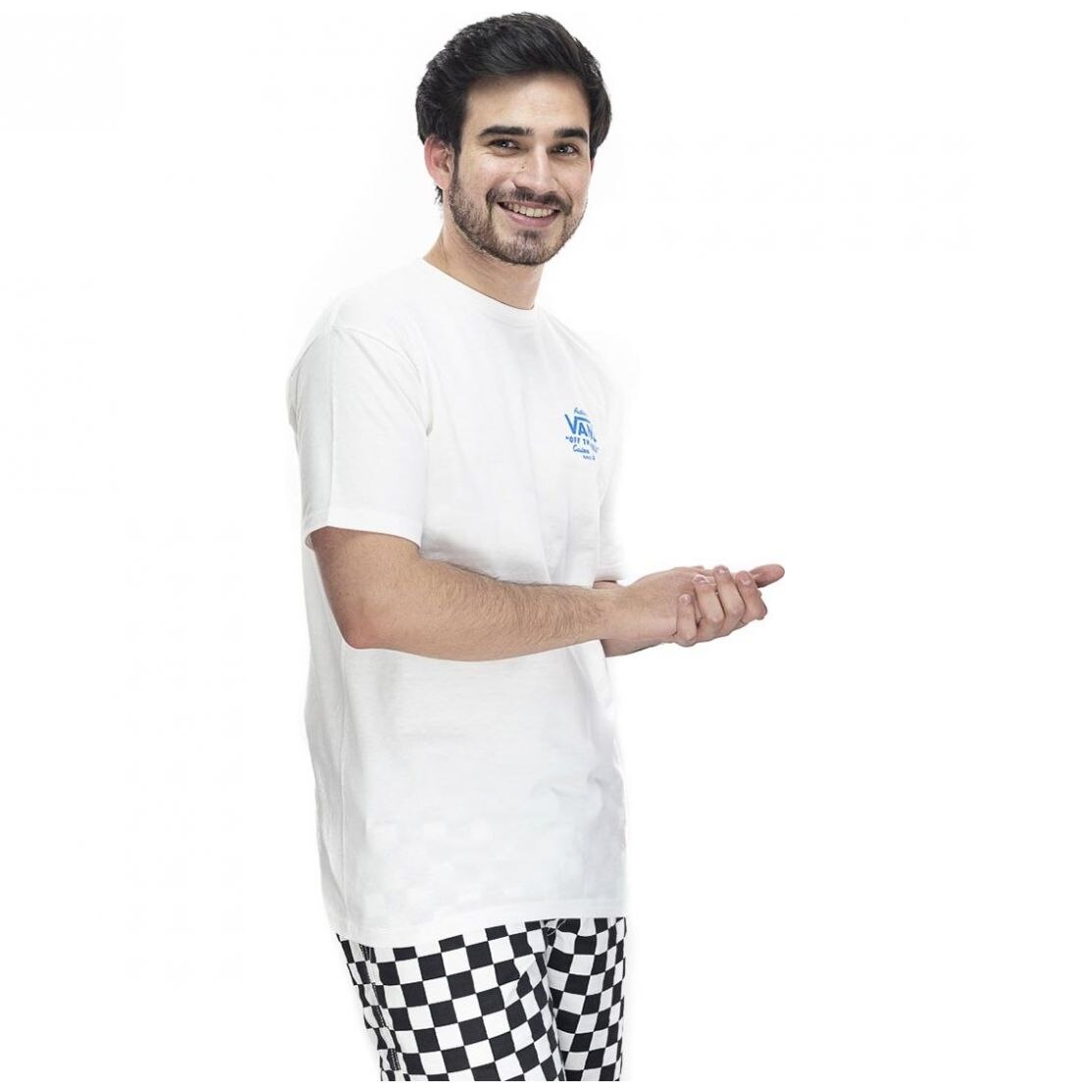 Playera Blanca para Caballero Vans Modelo Vn0A3Hzfwht