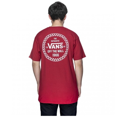 Playera Roja para Caballero Vans Modelo Vn0A4Robcar