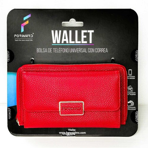 Wallet Bag 7" Roja C/ Correa Forward