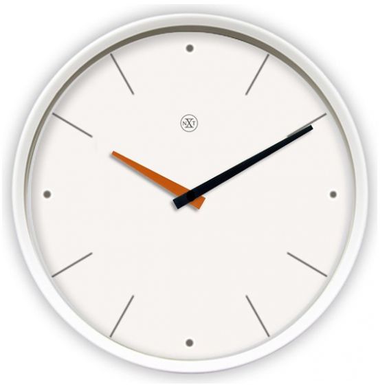 Reloj de Pared 30 Cm Stripe Blanco Nextime