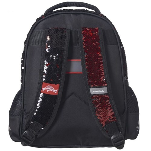 Mochila Miraculous Ladybug Kinder Rojo Urbania