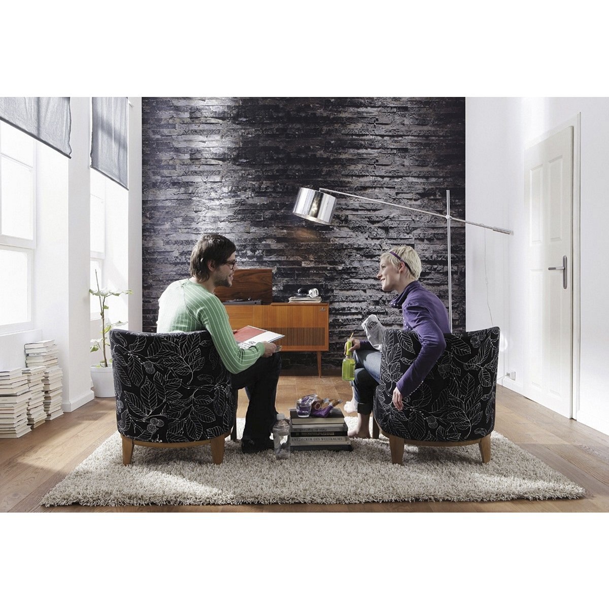 Fotomural Decorativo para Interiores 3.68 M. Ancho X 2.54 Alto Birkenride Debut