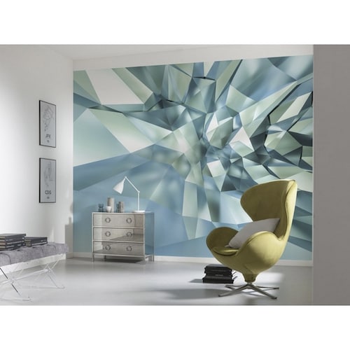 Fotomural Decorativo para Interiores 3.68 M. Ancho X 2.54 Alto 3D Crystal Debut
