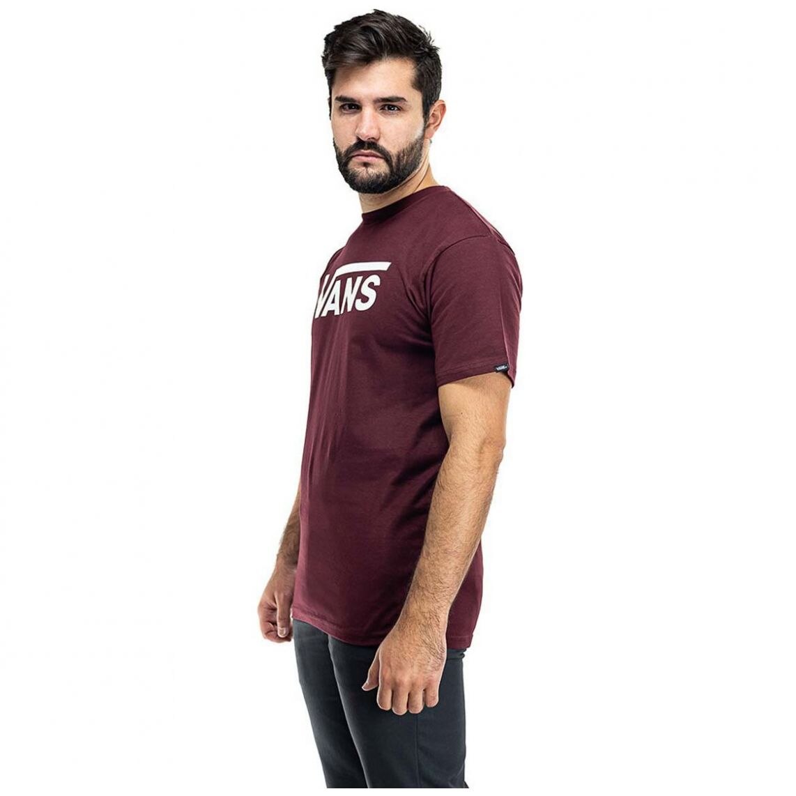 Playera Vino para Caballero Vans Modelo Vn000Gggk1O