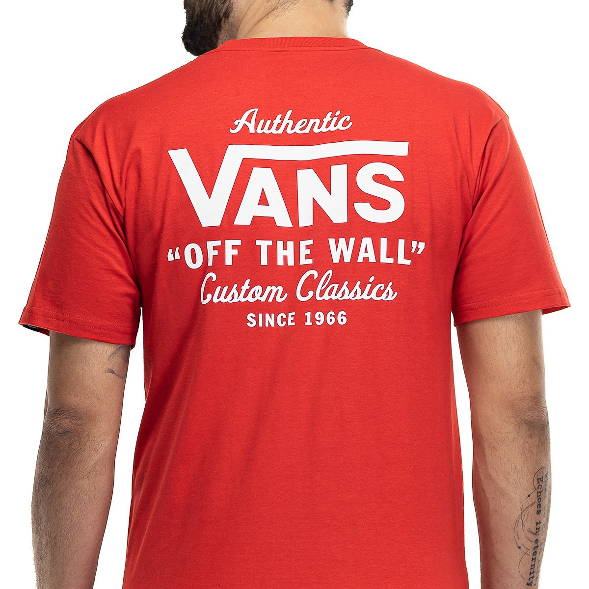 Playera Rojo para Caballero Vans Modelo Vn0A3Hzfds8