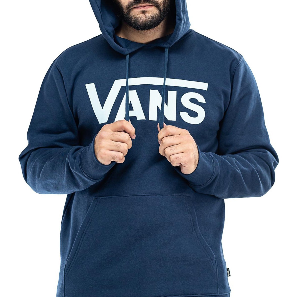 Sudadera Azul con Capucha para Caballero Vans Modelo Vn0A456Bz56
