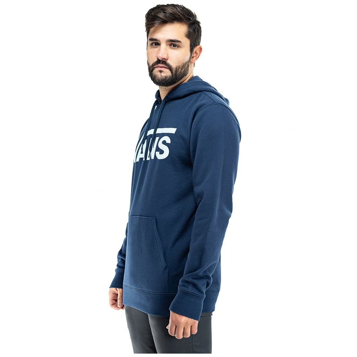 Sudadera Azul con Capucha para Caballero Vans Modelo Vn0A456Bz56