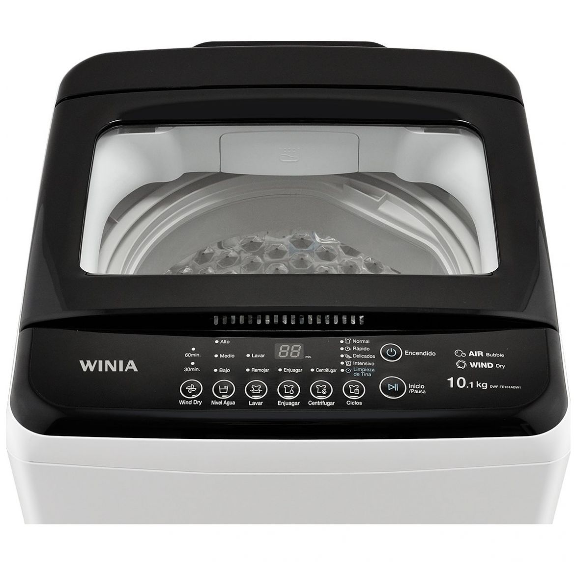 Lavadora Blanca de Carga Superior 10 Kg Dwf-Te161Abw1 Winia