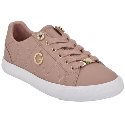 Tenis Rosa con Punta Redonda Y Aplicación de Herraje G By Guess