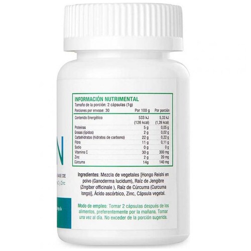 Multivitaminico con Reishi Vitamina C Y Zinc Suplemento
